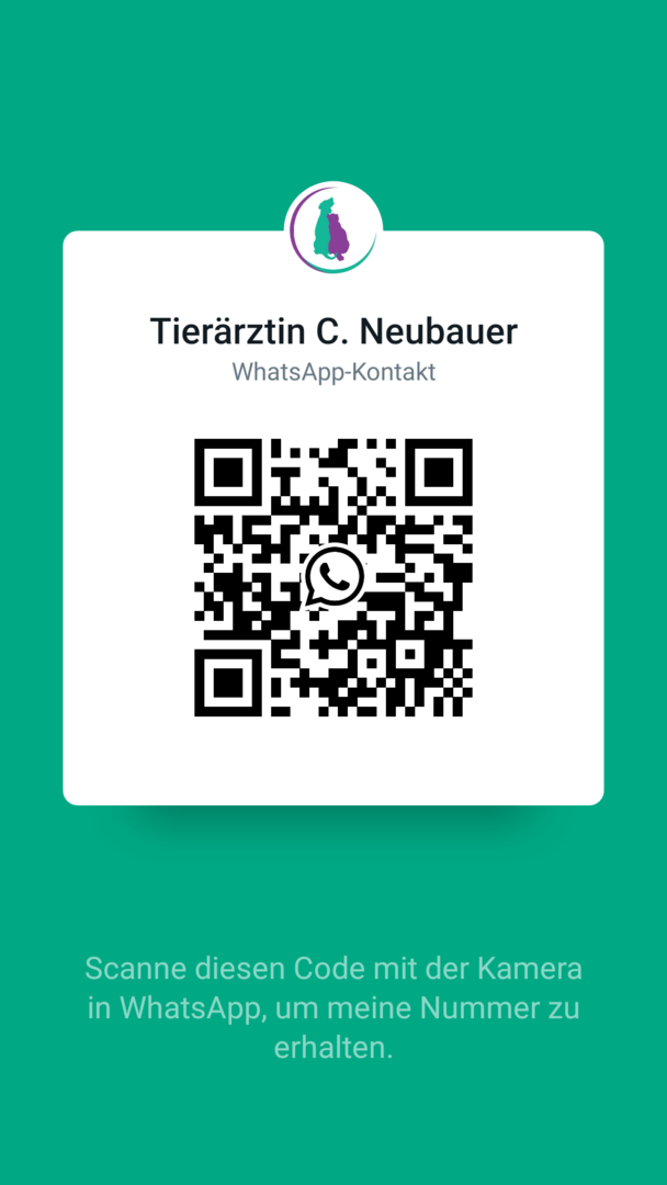 WhatsApp QR-Code von Tierarztpraxis J. Carolin Neubauer